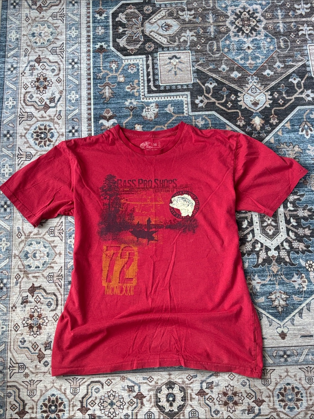 Bass Pro Shops Red Graphic Nature Tee